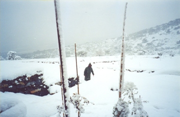 Au Monastère de Saint Raphael en plein hiver
